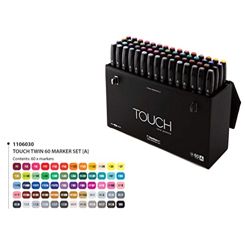 Shinhan Art Touch Twin 60 Marker Set 60a Set in Kuwait Whizz