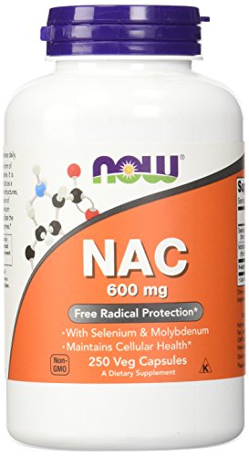 NOW Foods Nac-Acetyl Cysteine 600mg, 250 Vcaps