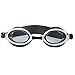 Swim Goggles for Kids Anti-Fog PC Clear Lens with S,M,L Nose Bridge and Nose Clips,Earplugs - Swimming Pool Accessory for Girls,Boys,Children,Juniors and Teens from 3 to 12 Years (Black)