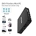 Z83-F Mini PC Fanless Silent Desktop 4GB RAM, 64GB eMMC Micro PC, HD Intel Quad Core CPU up to 1.92GHz, 1000M LAN, Dual Band WiFi, BT4.2, HDMI&VGA Ports, Support Windows 10 Pro Mini PCthumb 2