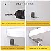 50 Pack Shelf Support Pegs, FANDAMEI 6mm L-Shaped Metal Nickel Bracket Pegs with Hole for Kitchen & Bookcase Shelf Cabinet Closet Shelf Bracket