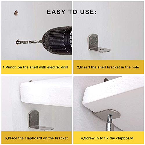 50PCS Clear Shelf Support Pegs - Cabinet Clips & Furniture Hardware