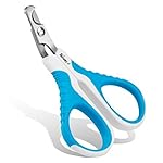 Cat Nail Clippers Trimmer By Boshel - Safe, Sharp Angled Blade - Non-Slip Handle - Cat Dog Nail Clippers Scissors - For Small Dogs, Cats, Birds, Rabbits - Professional, Easy At Home Grooming