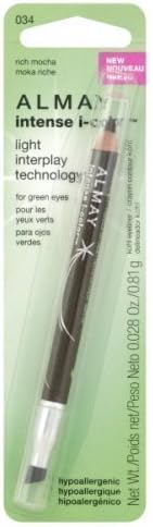 Almay Intense I-color Eyeliner, Kohl, for Green Eyes, Rich Mocha 034 , 1 Ea