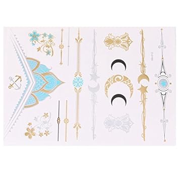 Amazoncom Edealmax Fleurs Lune Motif Amovible Cou Bras