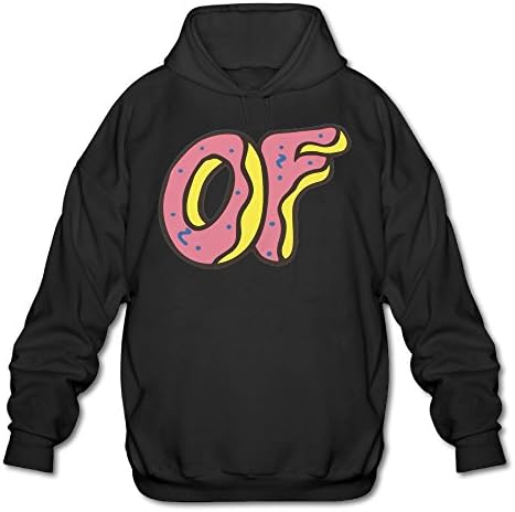 Cuihualili The Letter Shape Donut Men's Casual Classic Basic Hooded Sweatshirt