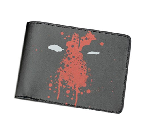 Marvel Comics Dead-Pool Splatter Bi-fold Men's/Boys Wallet with Gift Box