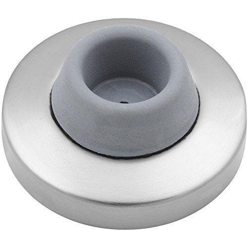 National Hardware S829-259 DPB9050 Concave Wall Doorstop - Stainless Steel in Chrome, 2-1/2" dia - Thumbnail 3