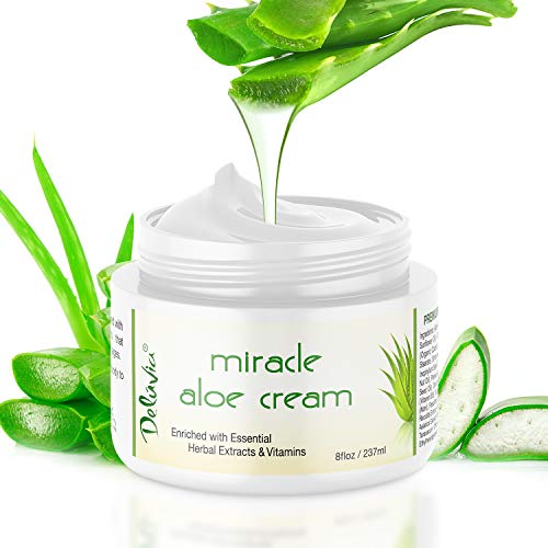 Deluvia Miracle Aloe Lotion, Aloe Vera Cream, Aloe Vera Moisturizer for