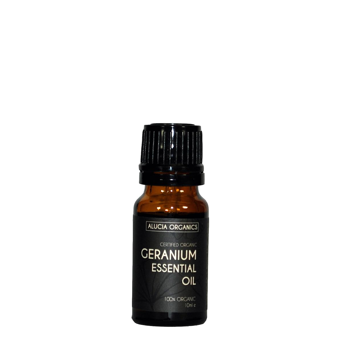 Alucia Organics Certified Organic Geranium Essential Oil 10ml - Pure, Natural, Cruelty Free, Vegan, Undiluted - for Use in Aromatherapy, Massage Blends and Diffusers โ image 1