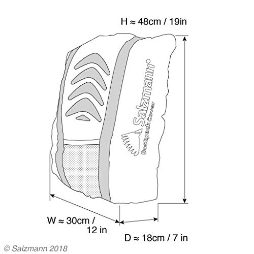 image for Salzmann 3M Reflective Backpack Cover | High Visibility, Waterproof & 