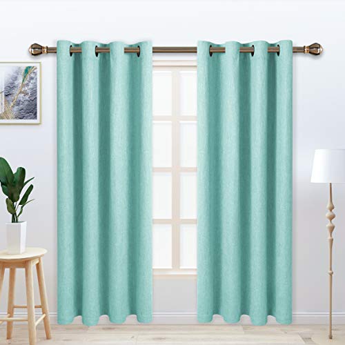 LORDTEX Linen Textured Blackout Curtains