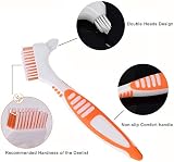 Chargenyang Denture Brush Dual Head 3 Pack Orange Green Purple view 3