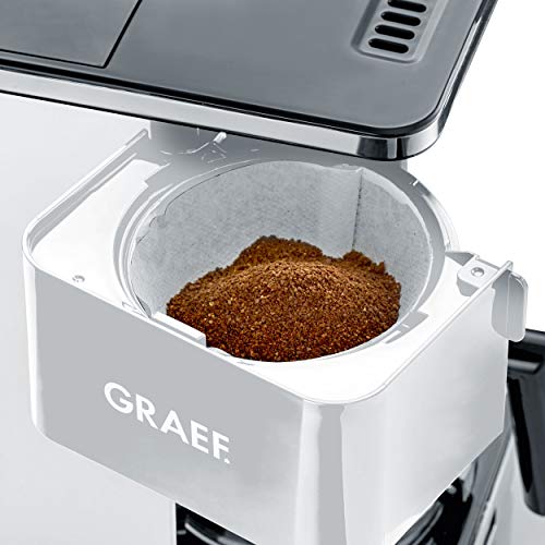 Graef Filterkaffeemaschine FK401EU mit Glaskanne, weiß – Bild 3