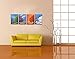 canvas wall art, 4panel Wall Art Boat Spring, Summer, Autumn,winter,oil Paintings Printed Pictures Stretched for Home Decoration