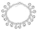 Cutesmile Fashion Jewelry 925 Sterling Silver Bells Chain Adjustable Bracelet/Anklet for Women