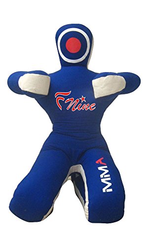MMA Grappling Dummy For Training - Unfilled Sitting Punching Dummy For BJJ, Wrestling, Judo, Karate (59\" For Adults)