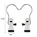 Aligle Tm Portable Laundry Hook Multi-Functional Clips Stainless Steel Home Travel Essentials Stainless Steel Pants Rack, Shoe Clips 12pack