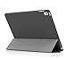KHOMO iPad Pro 9.7 Inch Case (2016) - DUAL Twill Grey Super Slim Cover with Rubberized back and Smart Feature (Built-in magnet for sleep / wake feature) For Apple iPad Pro 9.7 Tablet