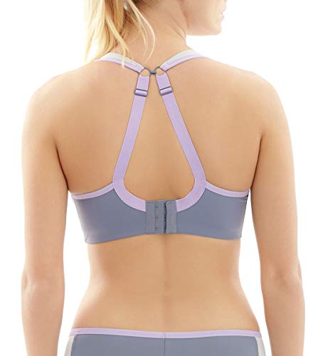 Panache Women's Plus Size Wired Sports Bra, Grey, 40G - Thumbnail 3