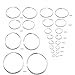 925 Sterling Silver Hoop Earrings. Super Flexible Hypoallergenic Silver. Choose SIZE from 10mm to 60mm