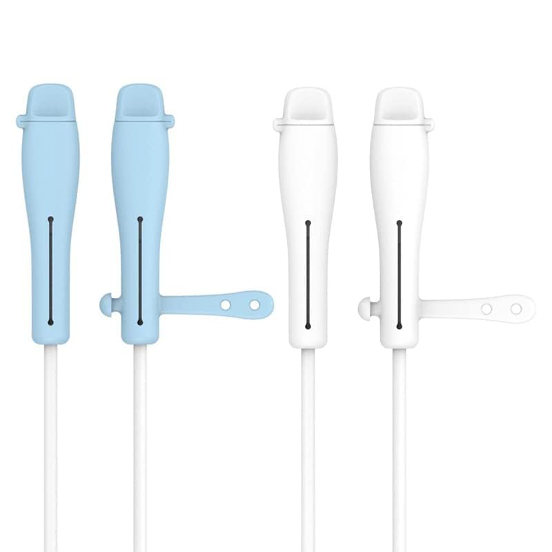 SIVFOTID Charger Cable Protector Silicone Cover for iPhone iPod, 2 pcs for C to L-Type-c