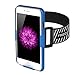 iPhone 6 Armband, FRiEQ Armband for Apple iPhone 6 - Lightweight & Fully Adjustable - Ideal for Workout, Hiking, Jogging, Gym, Running or Other Sports (Blue)