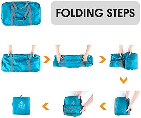 Foldable Duffle Bag 24" 28" 32" 36" 60L 80L 100L 120L for Travel Gym Sports Lightweight Luggage Duffel By WANDF 7 Foldable Duffle Bag 24" 28" 32" 36" 60L 80L 100L 120L for Travel Gym Sports Lightweight Luggage Duffel By WANDF
