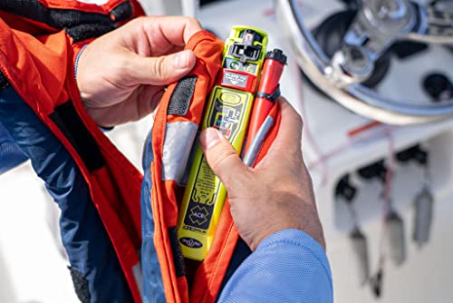 ACR RESQLINK AIS Personal Locator Beacon - SOS, GPS, Return Link Service, Mobile App and Accessory Clips (Model PLB-450) - Alert Local AIS & Global Satellite Emergency Signaling for Search & Rescue
