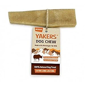 Yakers-Dog-Chew-Medium-x-2-Yak-Milk-Value-Pack-of-2-Save Yakers Dog Chew Medium x 2 - Yak Milk Value Pack of 2 - Save!