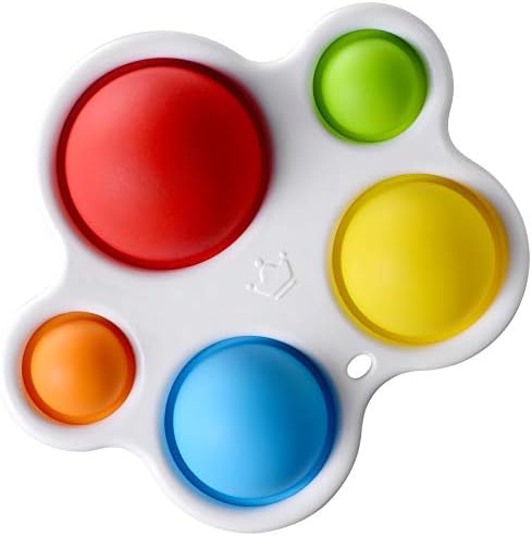 YowellGo Baby Simple Sensory Toys Silicone Fidget Toy Stress Relieving Fidgeting Game Educational Gifts for Kids Babies and Toddlers Age 6 Months and up