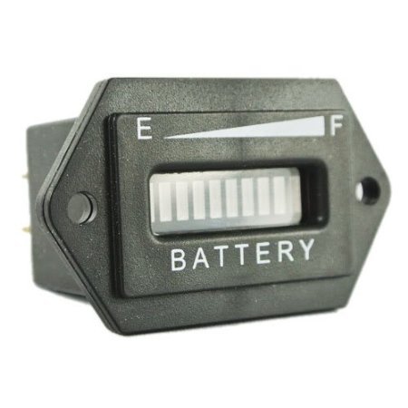 LOOYUAN 48 Volt Golf Cart Digital LED Battery State of Charge Indicator Meter - Thumbnail 4