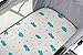 Bassinet Sheets Set 3 Pack for Baby Girl and Boy - 100% Cotton Jersey Fitted Sheet Universal for Oval Rectangle and Hourglass Bassinet Mattress, Cloud and Raindrop Print, White Blue and Green
