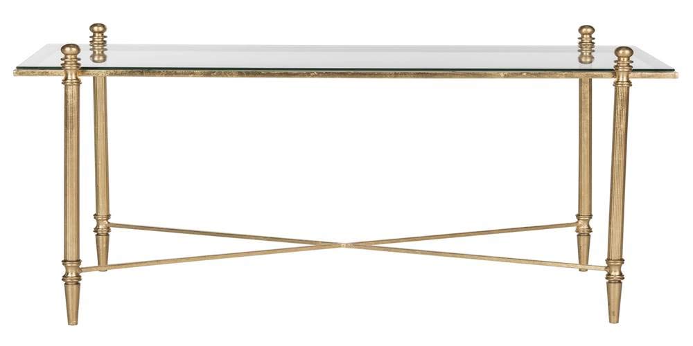 Safavieh Home Collection Tait Gold Coffee Table