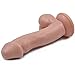 SHEQU 6.7'' Dildo With Suction Cup - Silicone Dong with Realistic Glans Adult Sex Toy Female Masturbation