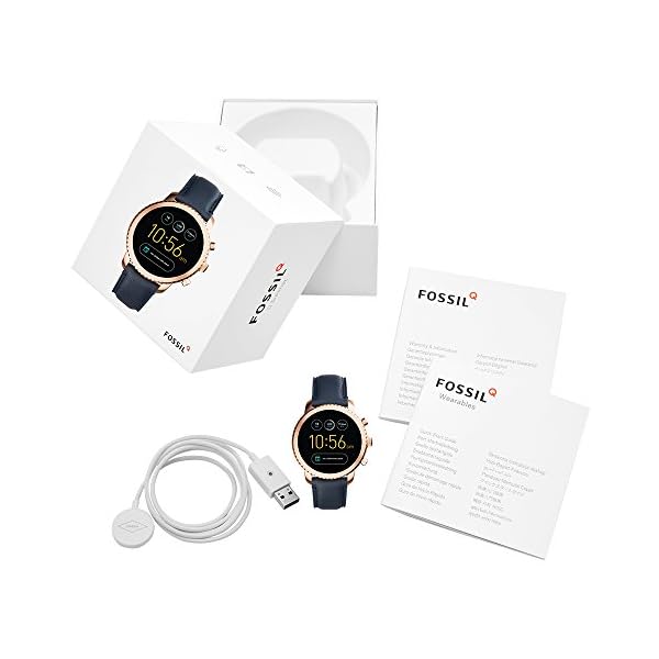 fossil men's gen 3 explorist stainless steel touchscreen smartwatch