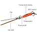 inkint Rotating Curling Wand 9mm Small Size Long Barrel Hair Curling Iron with Display 4 Grades Heat Control for Men Women Kids Children (9mm)