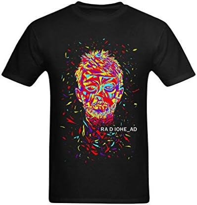 Definite Myself Men's Radiohead Fanart Colored Painting Design T-Shirt