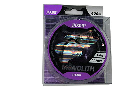 Jaxon Angelschnur Monolith CARP 0,25-0,35mm/600m Spule Monofil Karpfen Schnur (Ã 0,35mm / Tragkraft 23kg) – Bild 4