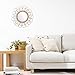 Jingolden Rattan Dressing Mirror Innovative Art Deco Round Mirror Home Decoration Equipment Living Room Wall Hanging Mirror Kitchen Bathroom Mirror