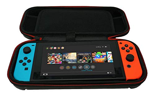 Agoz Nintendo Switch Hardshell Carry Case - Protective Portable Travel Carrying Cover Shell Pouch for Nintendo Switch Console & Accessories
