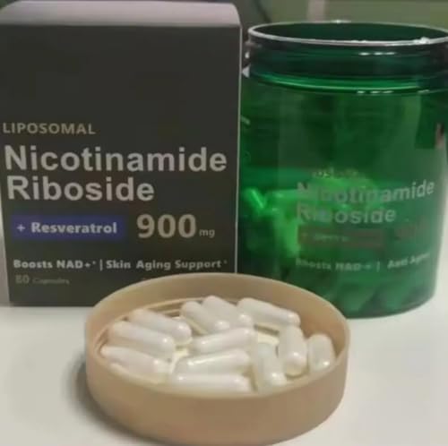 PacificCoast NutriLabs NMN Supplement Alternative - Liposomal Nicotinamide Riboside w/Resveratrol & Quercetin - High Purity NAD Supplement for Anti-Aging, Energy, Focus - 80 Capsules, Green