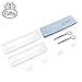 LUFF Premium Computer Reading Glasses Blue Light Blocking Diamond Cut Edge Design Spectacle Readers for Men(+2.0)