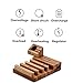 Wood Charging Station, M.Way Bamboo Wood USB Charging Organizer Dock Apple Watch Charger Bracket Stand, for iPhone 7/7Plus/6s/6/Plus/5s,iPad,Samsung,Most Smartphones,3 USB Ports 5V 3A