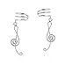My Melody Treble Clef Music Note Sterling Silver Ear Cuff Earrings