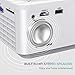 XIAOYA W5 4200 Lumen Mini Movie Projector with HiFi Speaker, Native 720P Video Projector Support 1080P Display for Home Theater Entertainment, Compatible with HDMI, SD, AV, VGA, USBthumb 2