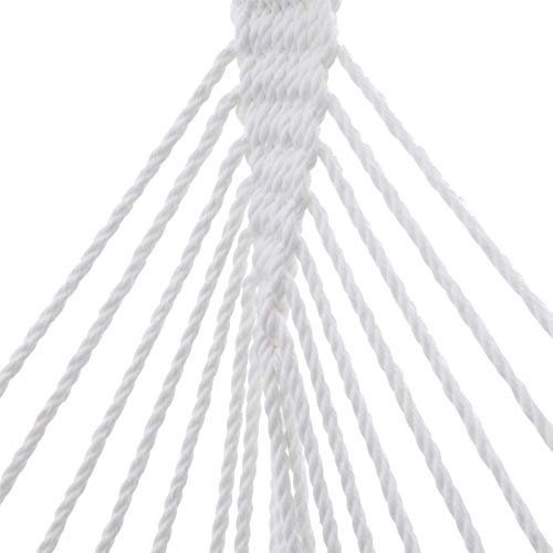 SONGMICS Hängesessel mit Kissen, XL Affenschaukel mit Polsterung, Hängestuhl mit Bambusstange, 70 x 120 cm, bis 200 kg… – Bild 6
