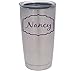 Custom Monogrammed Decal for Tumbler with Design, Color and Size Options