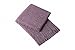 BOURINA Dark Lavender Throw Blanket 50x60 Inches Throw Textured Solid Soft Sofa Couch Decorative Knitted Blanket