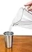 Stainless Steel Pint Cups Set of 6 - 16oz (473 ml) BPA Free and Eco Friendly Made from 18/8 304 Food Grade Stainless Steel